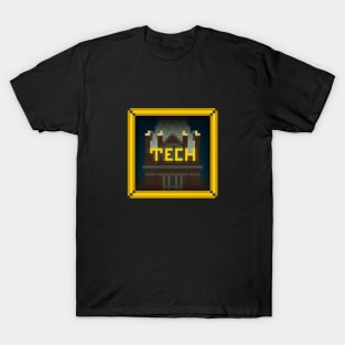 "Tech Tower" - GOLD BORDER T-Shirt
